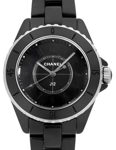 Chanel J12 H6346 33mm Black ceramic Black