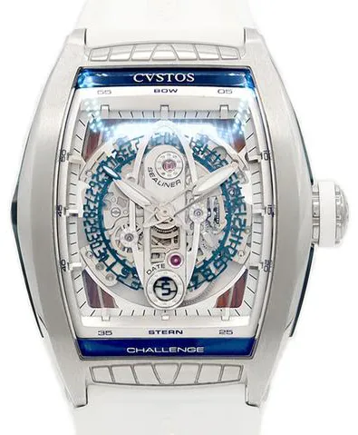 Cvstos CVT-SEA-ST 41mm Silver Skeletonized