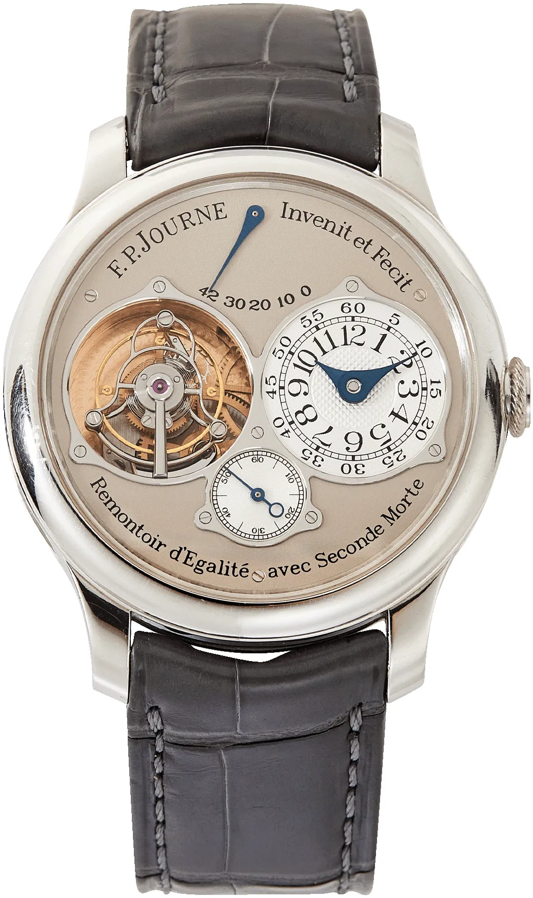 F.P. Journe Tourbillon Souverain 38mm Platinum Silver