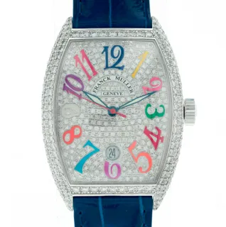 Franck Muller Color Dreams 7880 SC DT D6 CD COL DR White gold Diamond-Paved