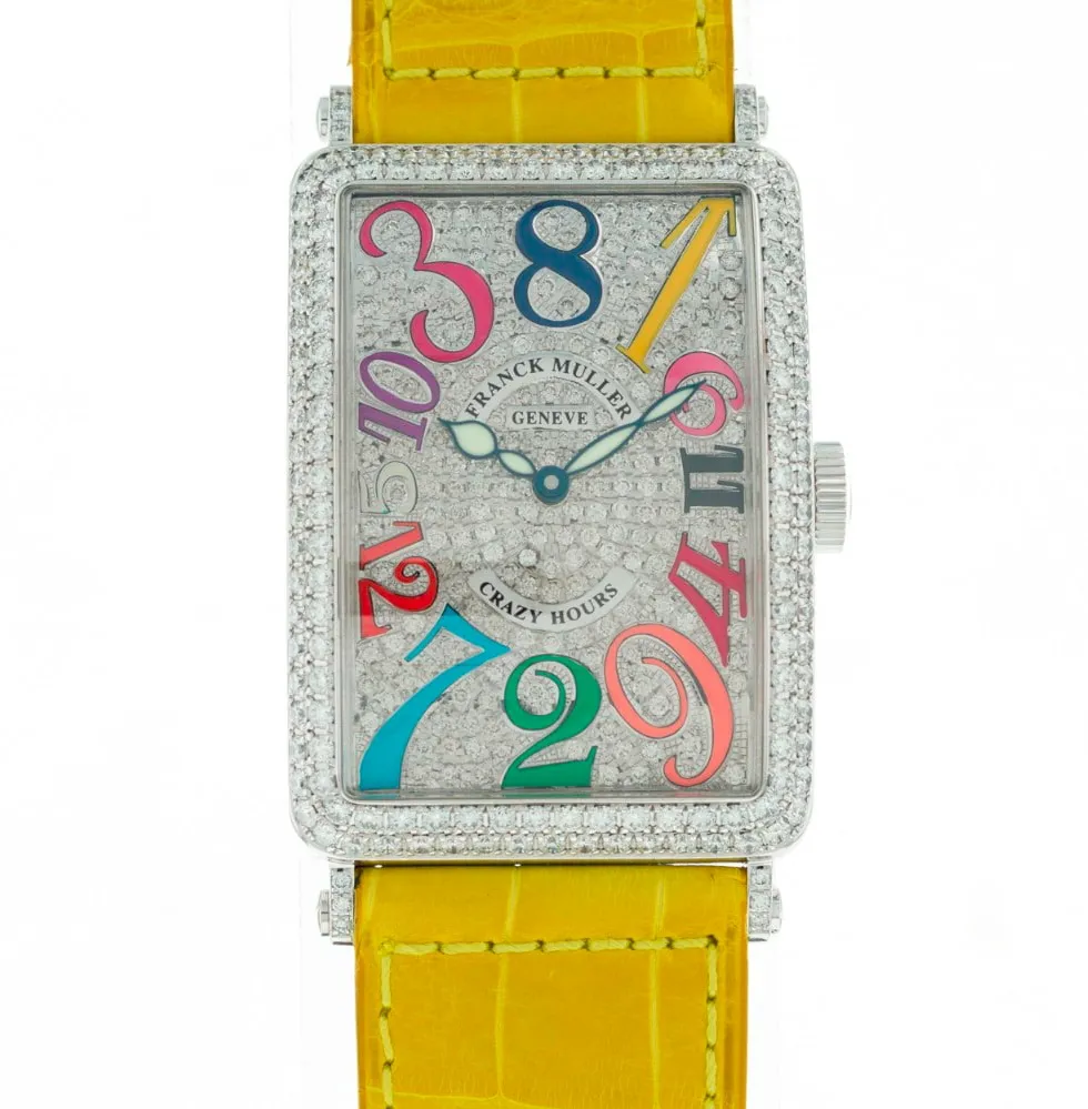 Franck Muller Color Dreams 1200 CH D CD COL DR 32mm White gold Diamond