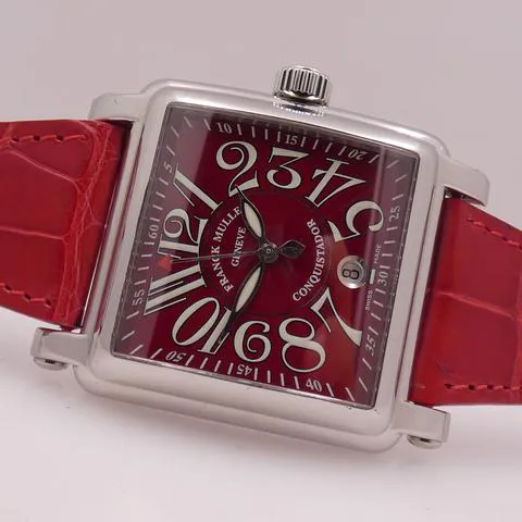 Franck Muller Conquistador Cortez 10000 H SC 41mm Stainless steel Red 3