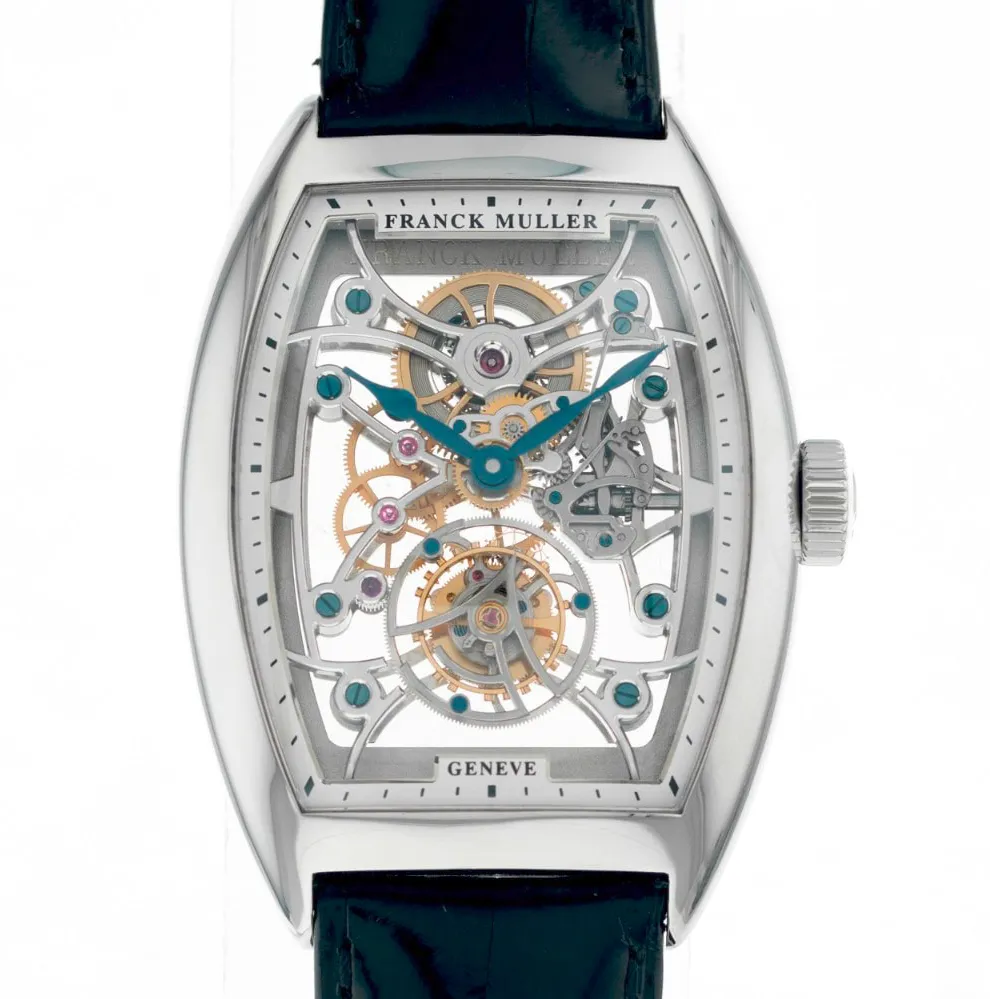 Franck Muller Curvex 8880 T SQT Tourbillon 40mm Stainless steel Skeletonized