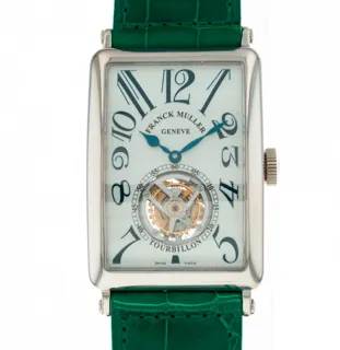 Franck Muller Long Island 1200 T 32mm White gold Silver