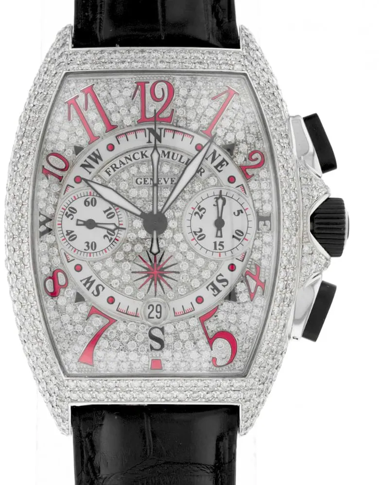 Franck Muller Mariner 8080 CC AT MAR D6 CD 40mm White gold Diamond