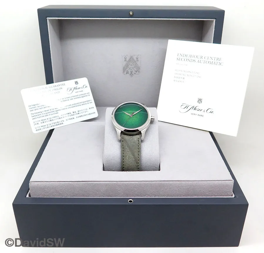 H. Moser & Cie. Endeavour 1200-1233 40mm Stainless steel Green 1