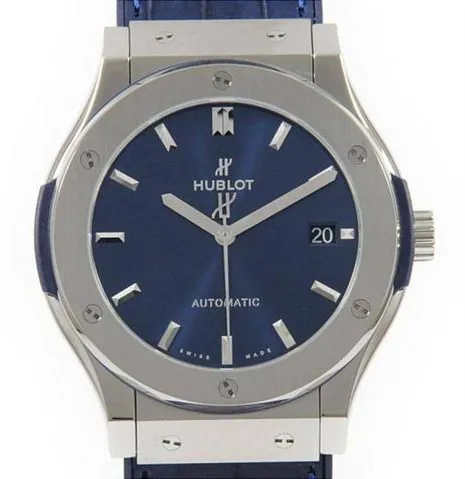 Hublot Classic Fusion 511.NX.7170.LR 45mm Titanium Blue