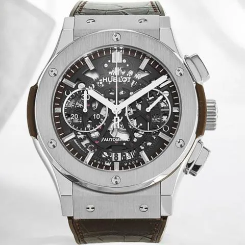 Hublot Classic Fusion Aerofusion 525.NX.3270.LR 45mm Titanium Skeletonized