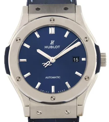 Hublot Classic Fusion Blue 542.NX.7170.LR 42mm Titanium