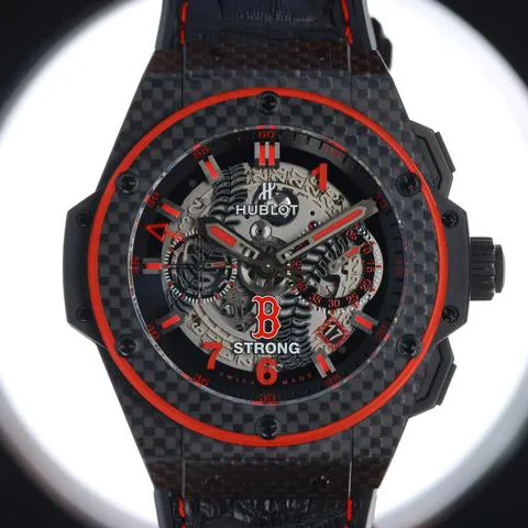 Hublot King Power 701.QX.0113.HR 48mm Carbon fiber Skeletonized