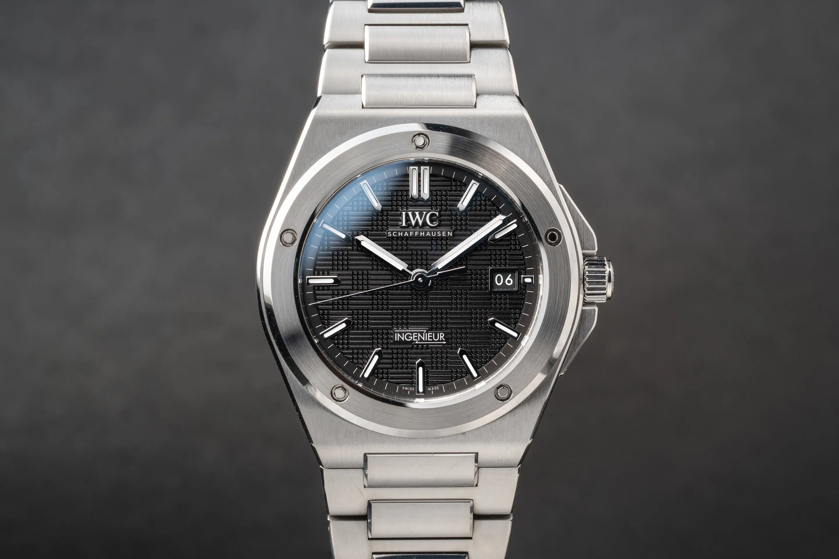 IWC Ingenieur IW328901 Stainless steel Black