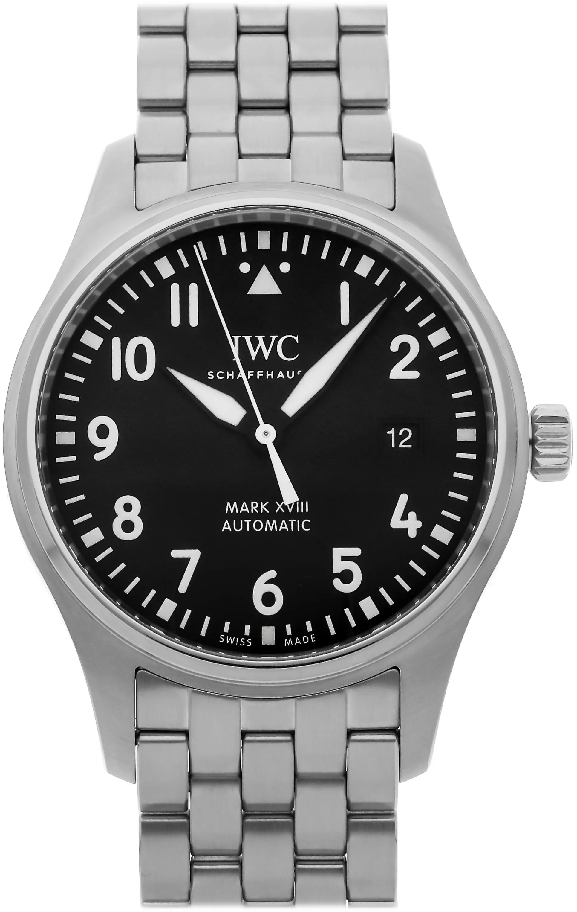 IWC Pilot Mark IW327015 40mm Stainless steel Black