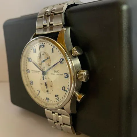 IWC Portuguese Chronograph IW3714 41mm Silver Silver 3