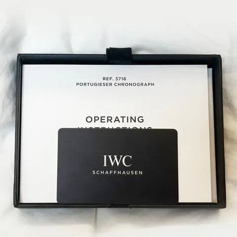 IWC Portuguese Chronograph IW371606 41mm Stainless steel Blue 4