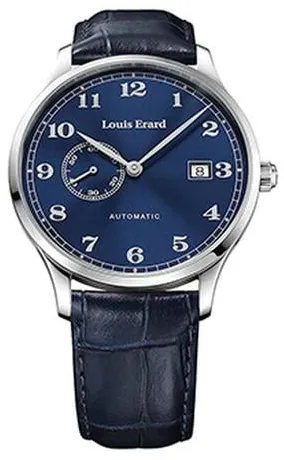 Louis Erard 1931 66226AA25BDC84 Stainless steel Blue