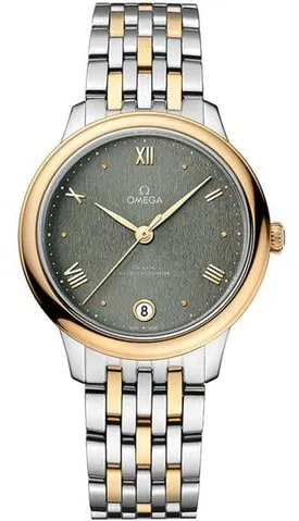 Omega De Ville 434.20.34.20.10.001 34mm Yellow gold and Stainless steel Green