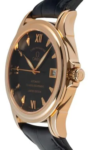 Omega De Ville Co-Axial 5931.81.00 37.5mm Rose gold Blue 4