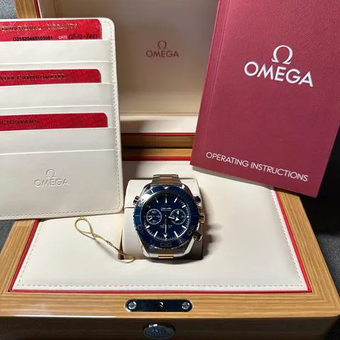 Omega Seamaster Planet Ocean 215.20.46.51.03.001 45.5mm Yellow gold and Stainless steel Blue