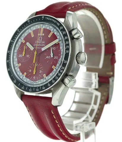 Omega Speedmaster Reduced 3810.61.41 39mm Stainless steel Red 1