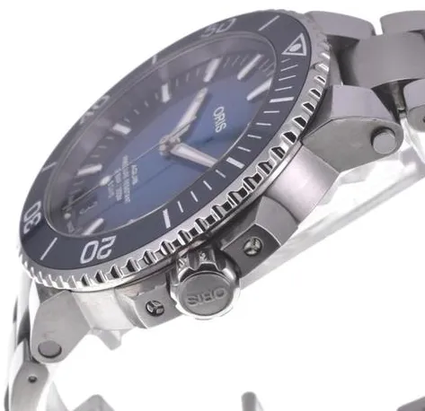 Oris 01 400 7763 4135 43mm Stainless steel Blue 2