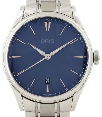 Oris Artelier Date 01 733 7721 4055-07 40mm Blue