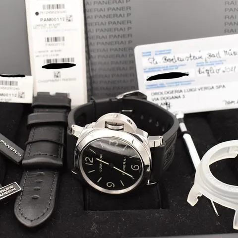 Panerai Luminor Base PAM 00112 44mm Stainless steel Black 7