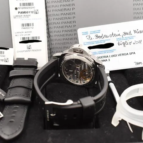 Panerai Luminor Base PAM 00112 44mm Stainless steel Black 8