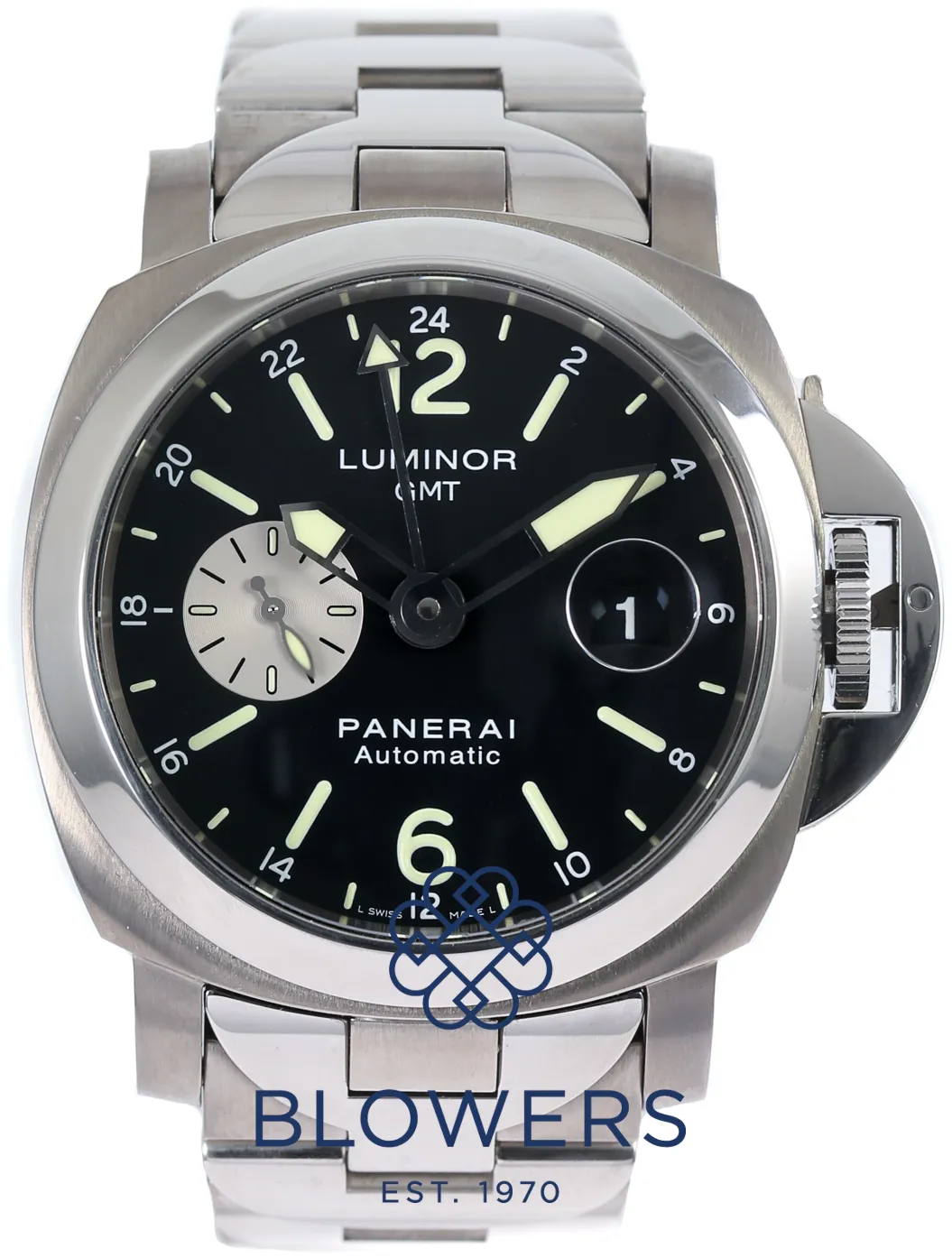 Panerai Luminor GMT Automatic PAM 00161 44mm Stainless steel Black