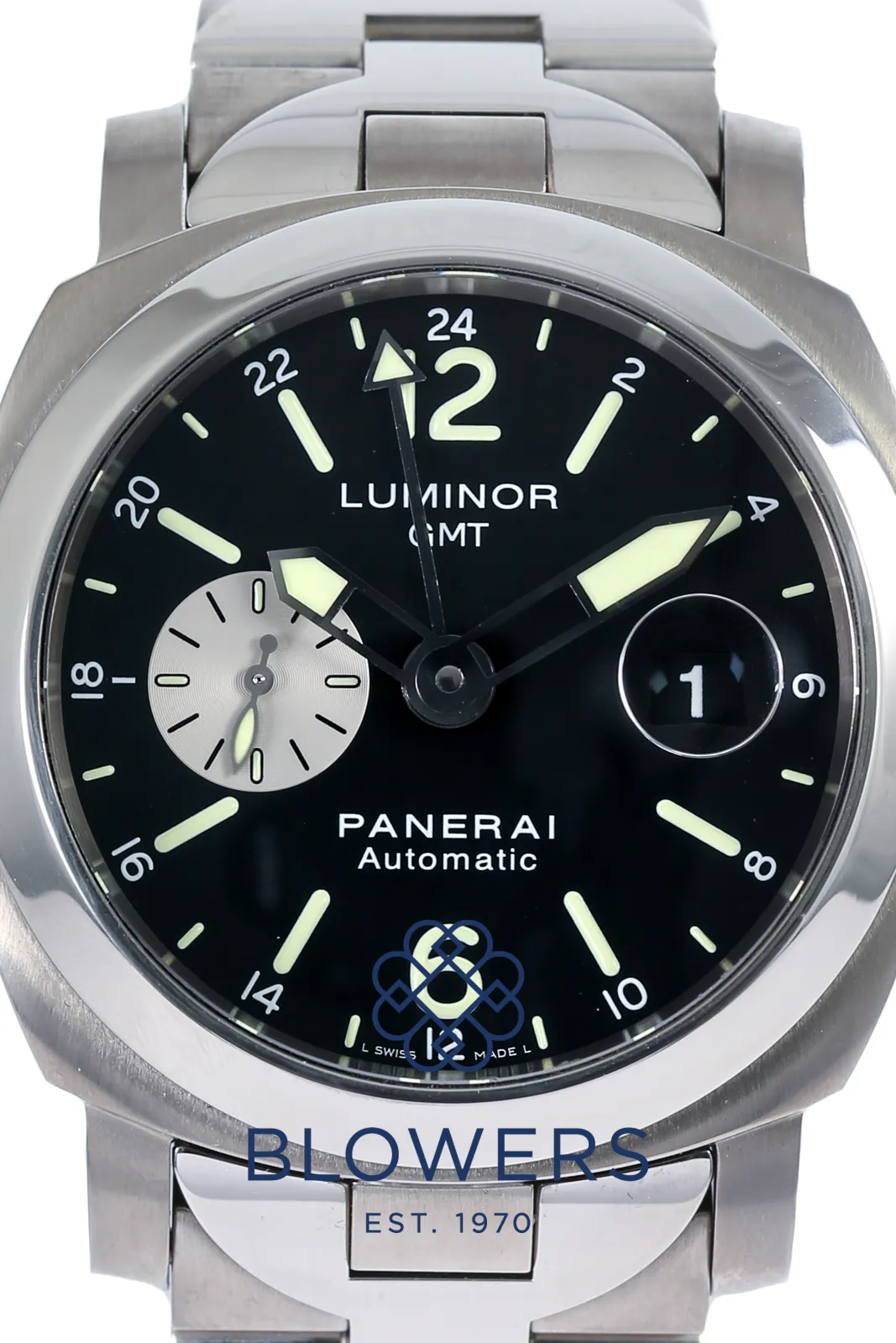 Panerai Luminor GMT Automatic PAM 00161 44mm Stainless steel Black 2