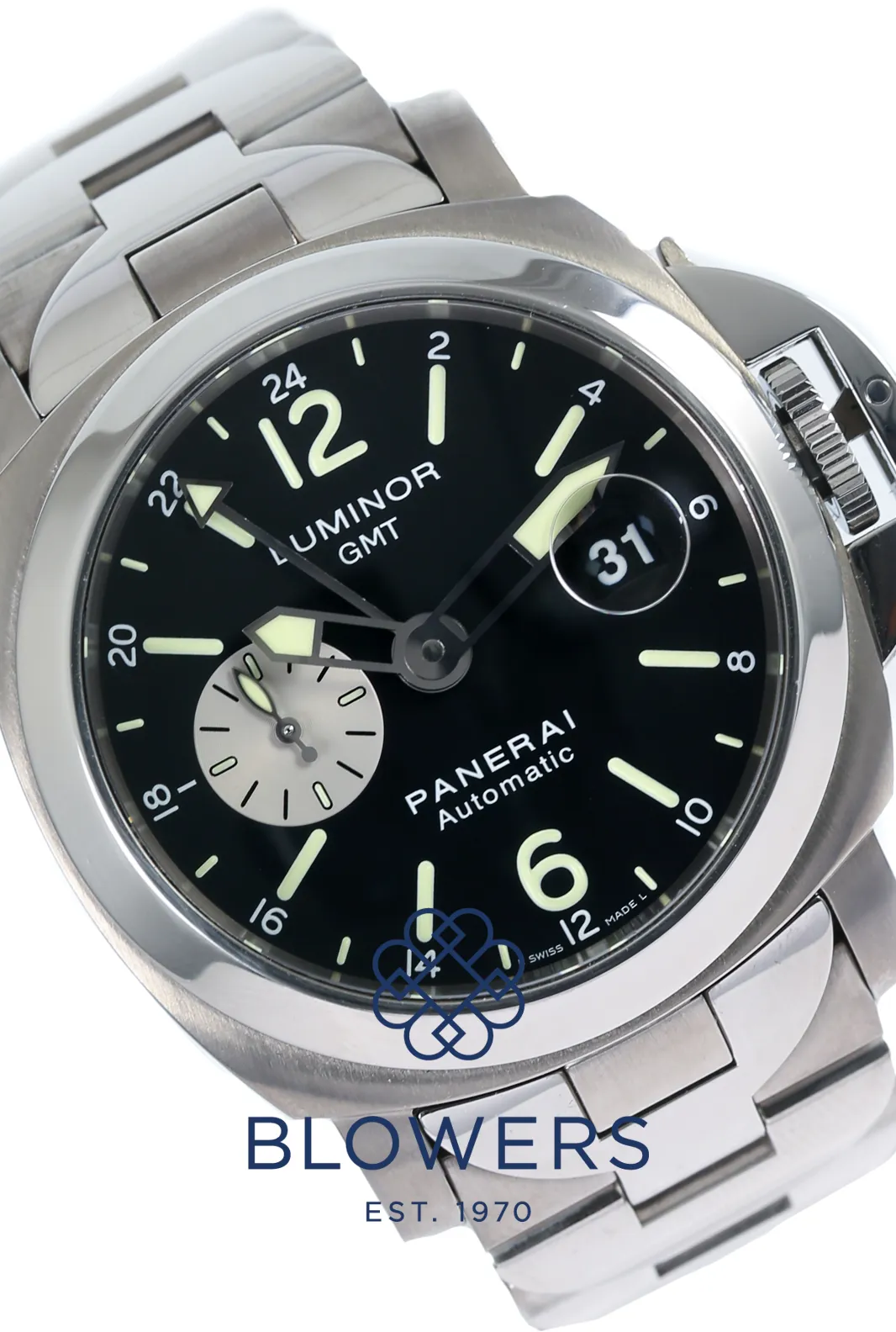 Panerai Luminor GMT Automatic PAM 00161 44mm Stainless steel Black 3