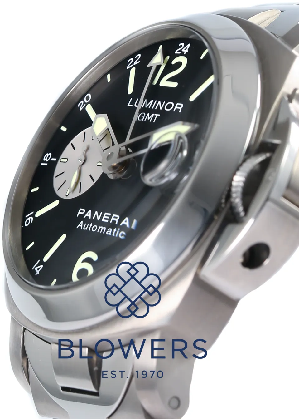 Panerai Luminor GMT Automatic PAM 00161 44mm Stainless steel Black 8