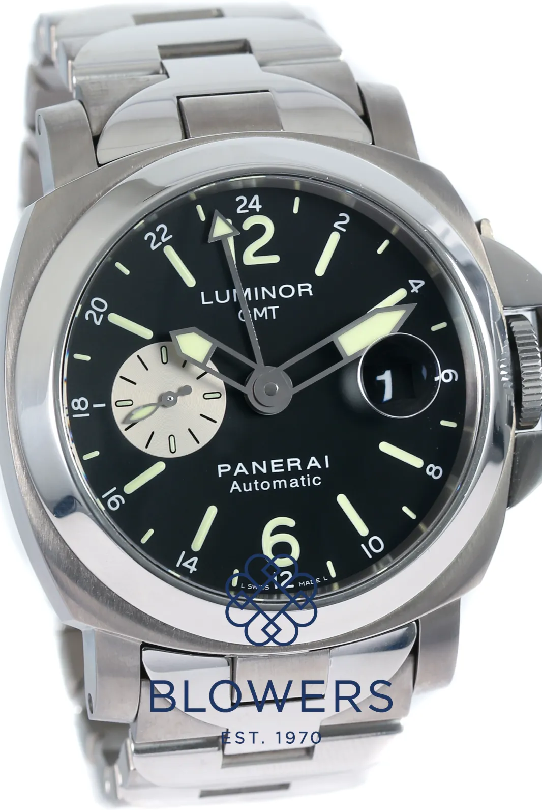 Panerai Luminor GMT Automatic PAM 00161 44mm Stainless steel Black 10