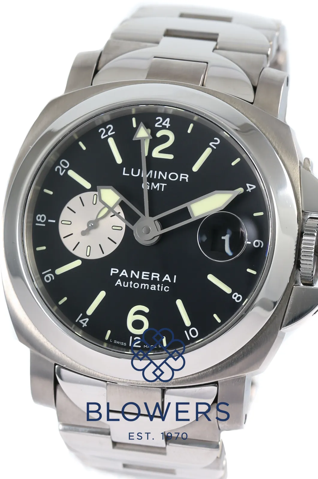 Panerai Luminor GMT Automatic PAM 00161 44mm Stainless steel Black 11