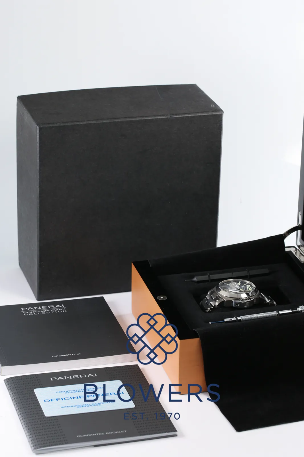 Panerai Luminor GMT Automatic PAM 00161 44mm Stainless steel Black 13