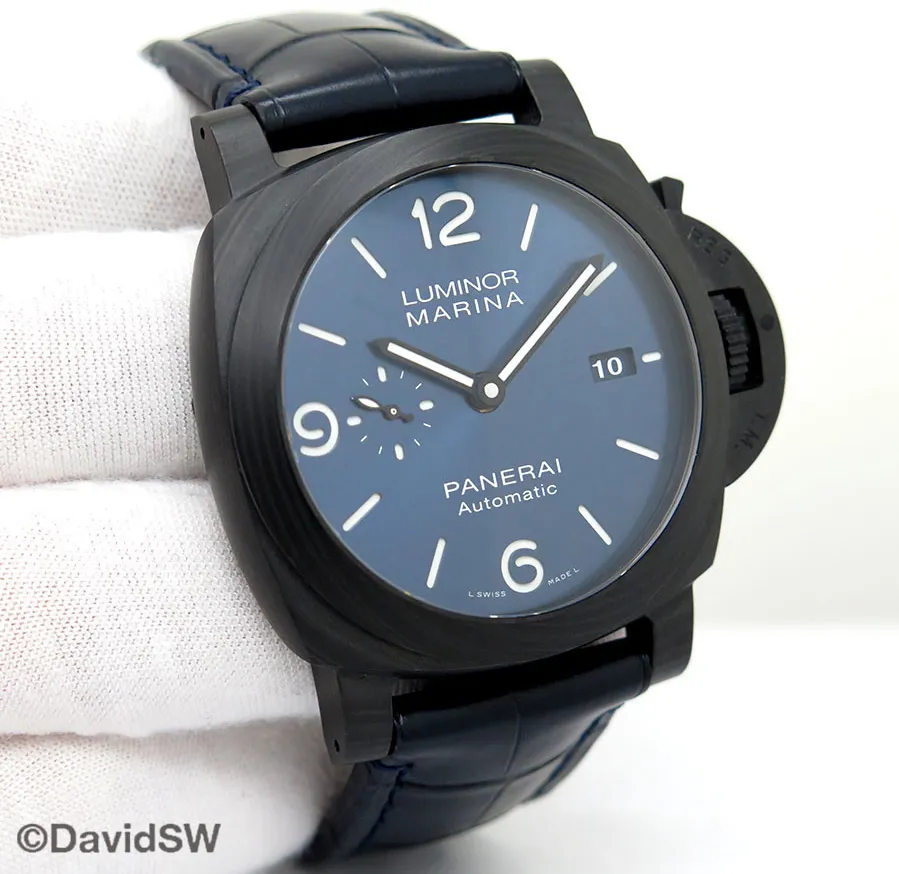 Panerai Luminor Marina PAM 1664 44mm Carbotech Blue