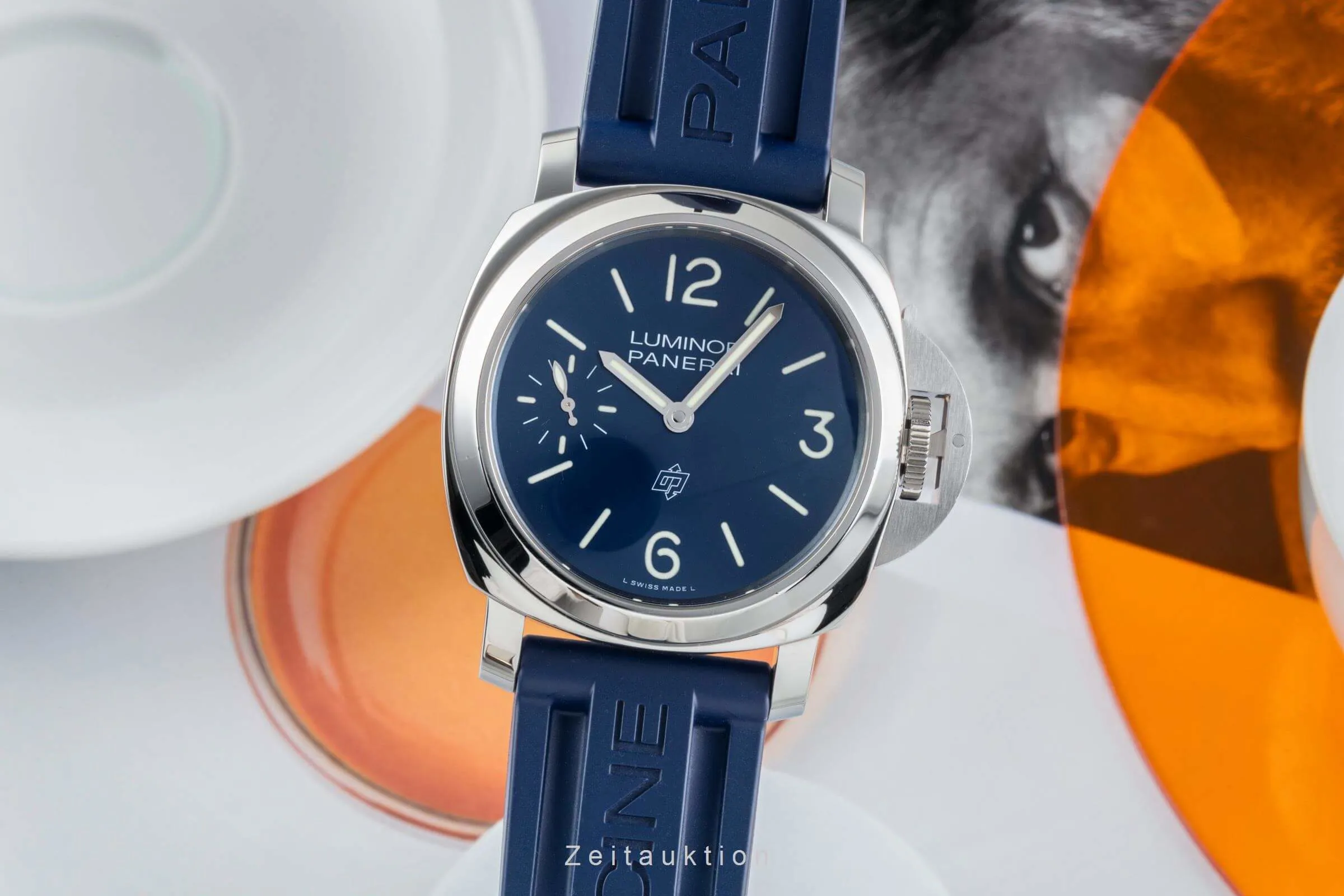 Panerai Luminor PAM01085 44mm Stainless steel Blue