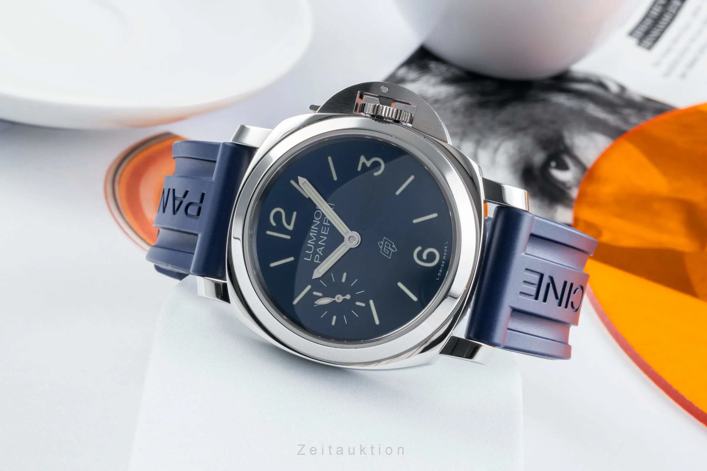 Panerai Luminor PAM01085 44mm Stainless steel Blue 1