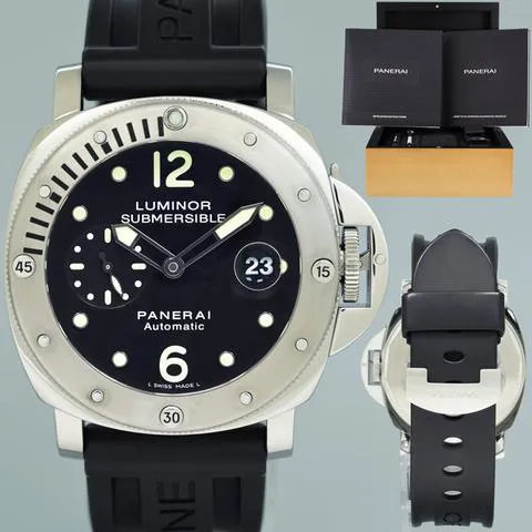 Panerai Submersible PAM 00024 44mm Stainless steel Black