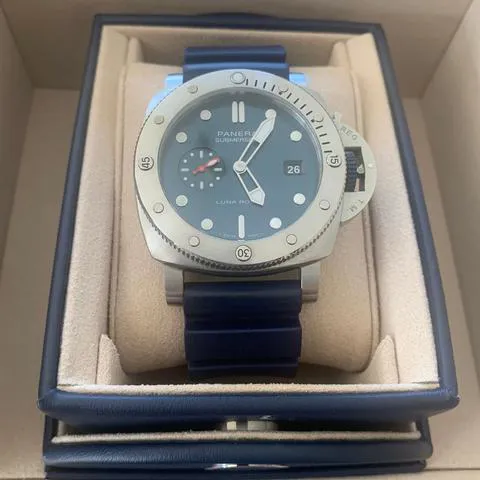 Panerai Submersible PAM 01391 44mm Stainless steel Blue