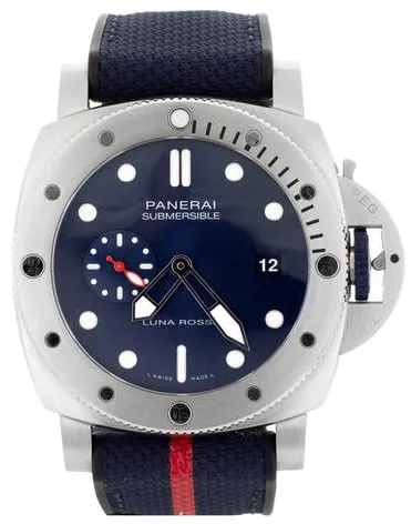 Panerai Submersible PAM 01391 44mm Stainless steel Blue