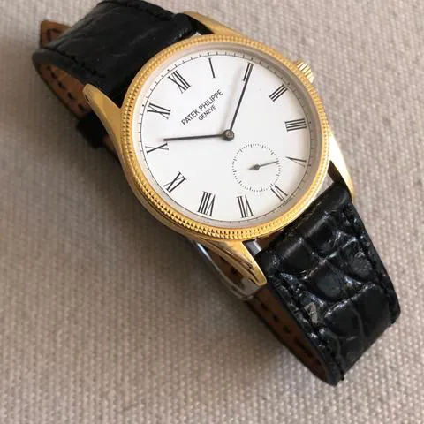 Patek Philippe Calatrava 3796 30.5mm Yellow gold White 5