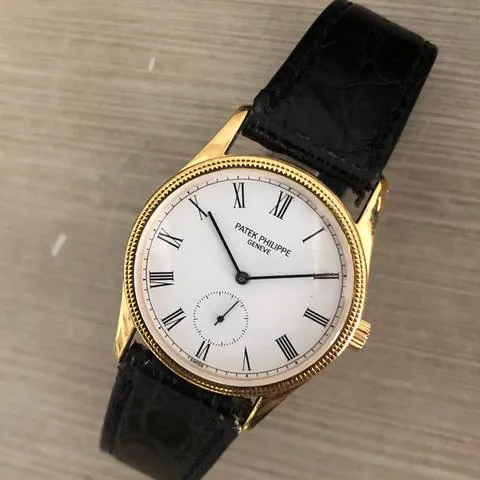 Patek Philippe Calatrava 3796 30.5mm Yellow gold White 11