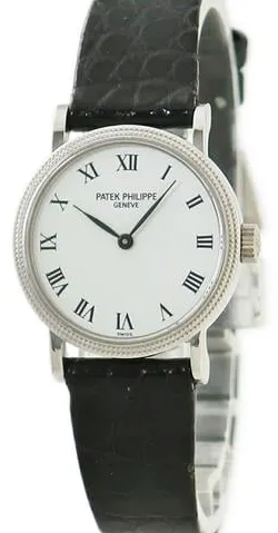 Patek Philippe Calatrava 4809G-001 25mm White gold White