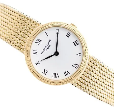 Patek Philippe Calatrava 4819 25mm Yellow gold White