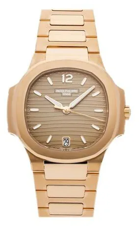 Patek Philippe Nautilus 7118/1R-010 35mm Rose gold Brown