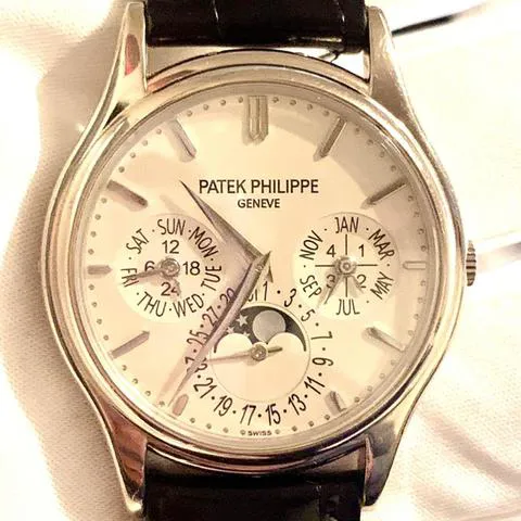 Patek Philippe Perpetual Calendar 5140G-001 37mm White gold Black 11