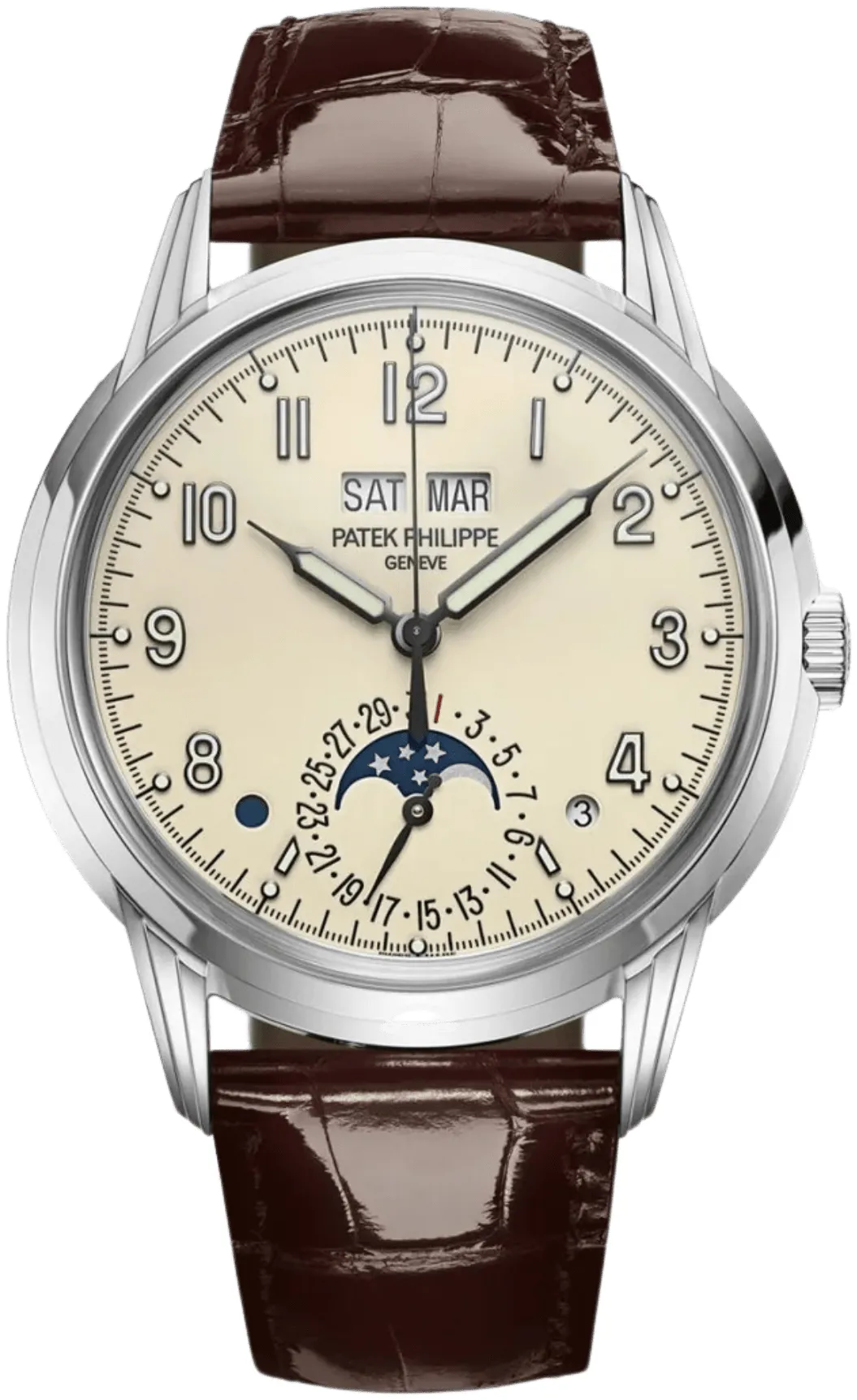 Patek Philippe Perpetual Calendar 5320G-001 40mm White gold Beige