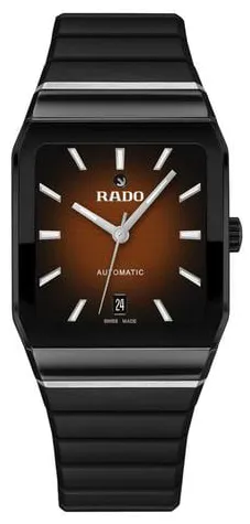 Rado Diastar R10202309 32.5mm Stainless steel and Black PVD Brown