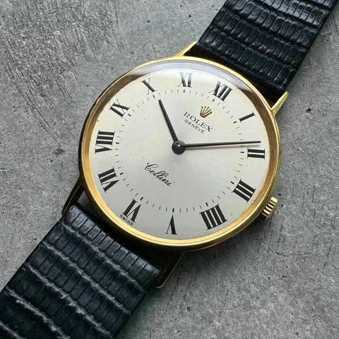 Rolex Cellini 3833 31mm Yellow gold White 1