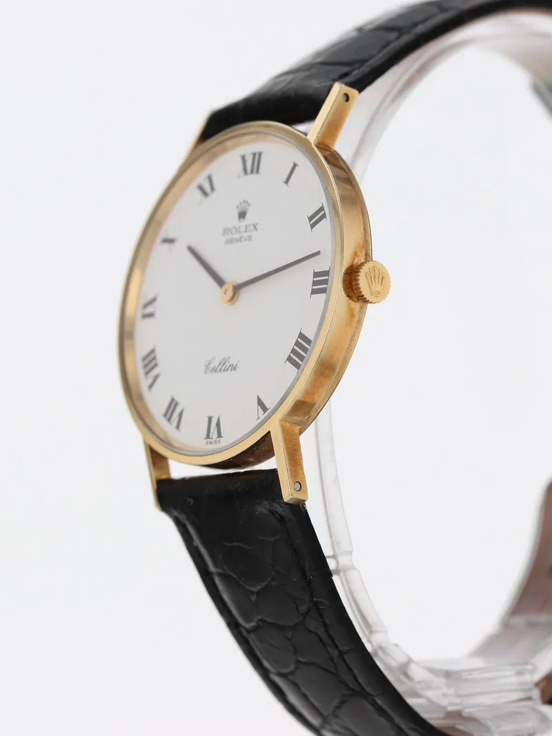 Rolex Cellini 3833 31mm Yellow gold and 14k yellow gold White 5